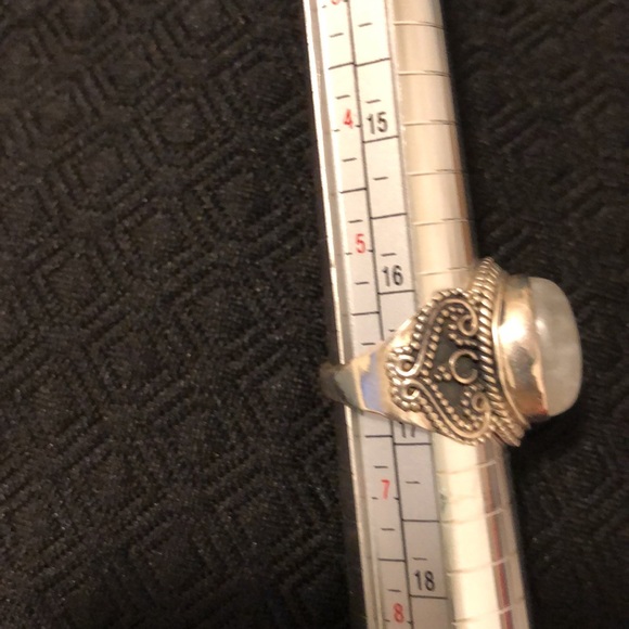 925 Moonstone ring. - Picture 5 of 8